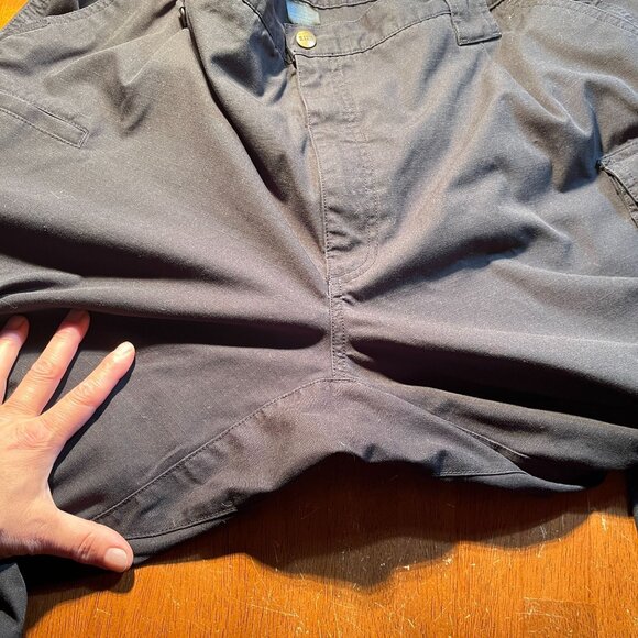 511 Tactical Cargo Pants 44x31 Black Stryke Ripstop Double Knee Hunting Workwear - Picture 11 of 16